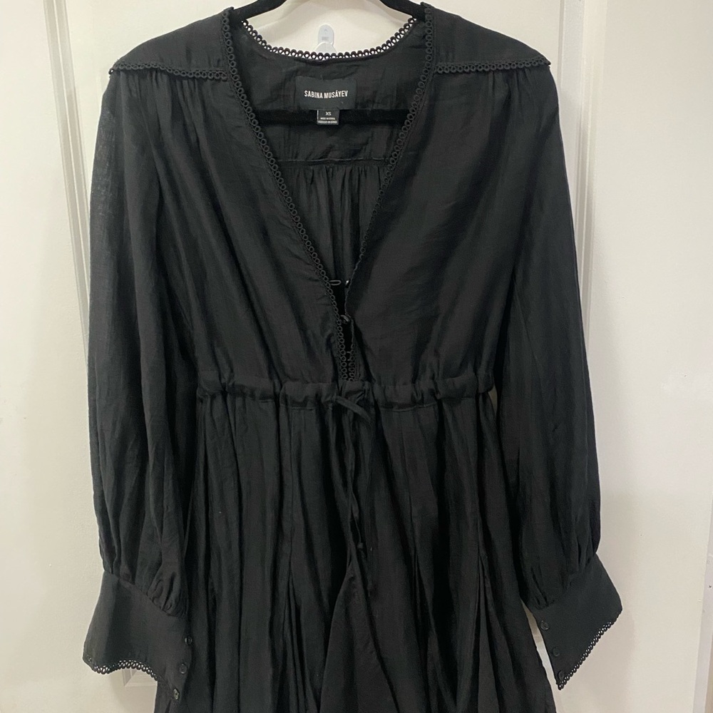 Sabina Musayev Elegant Black Dress